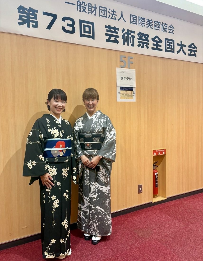 着物姿の二人
